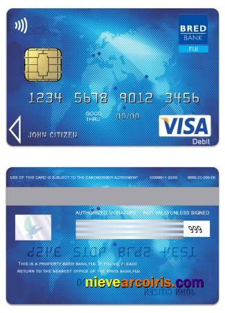 Fiji Bred Bank visa card